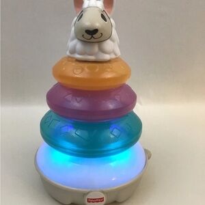 Fisher-Price Linkimals Stacking Llama Toy - Orange, Purple, Blue